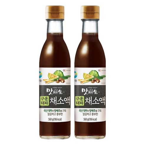 맛선생 대상 구운대파 채소액, 2개, 560g