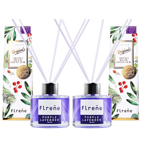 플렌느 오리지널 실내용 디퓨저 120ml x 2p, 퍼플라벤다