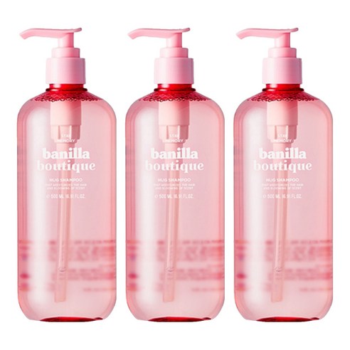 바닐라부티크 허그 퍼퓸 샴푸 허그향, 500ml, 3개