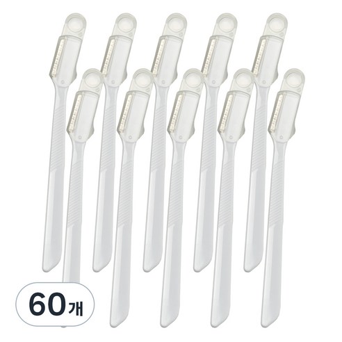 뷰렌드 안전 눈썹칼, 백색, 60개