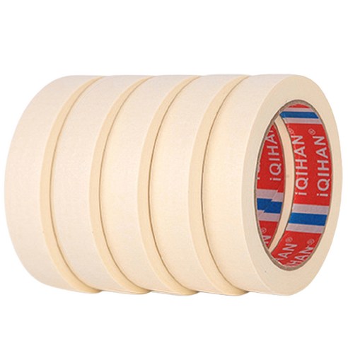 디파워샵 단색 종이 마스킹 테이프 20mm x 20m, 아이보리, 5개