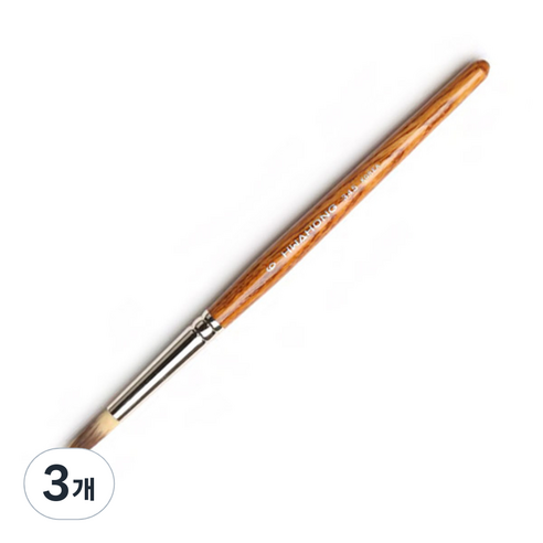 화홍 세필붓 345, R 6호, 3개