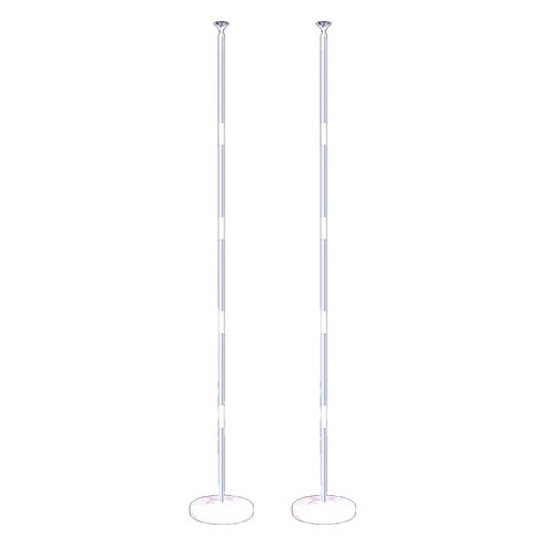 파티쇼 풍선 장식 PVC 기둥 세트, 혼합색상, 2세트