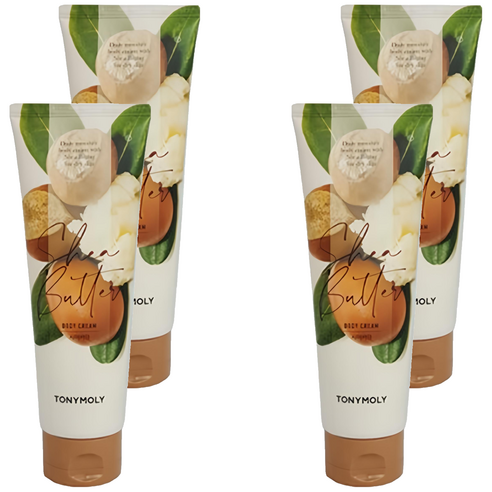 토니모리 시어버터 촉촉 바디크림 바닐라향, 4개, 250ml
