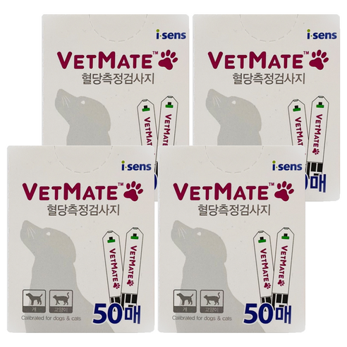 아이센스 벳메이트 혈당시험지, 50개입, 4개