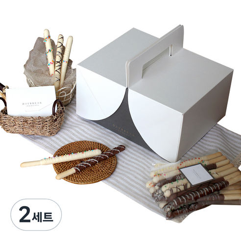 디비디디자인 Daybreak 막대과자 초콜릿 만들기 세트, 14종, 2세트
