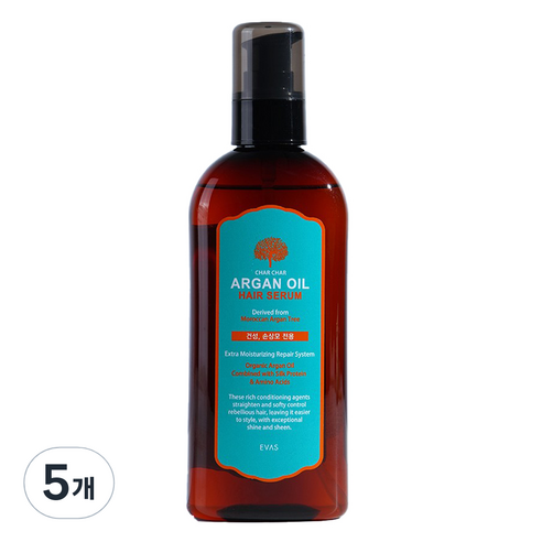 샤샤 아르간 오일 헤어세럼, 200ml, 5개