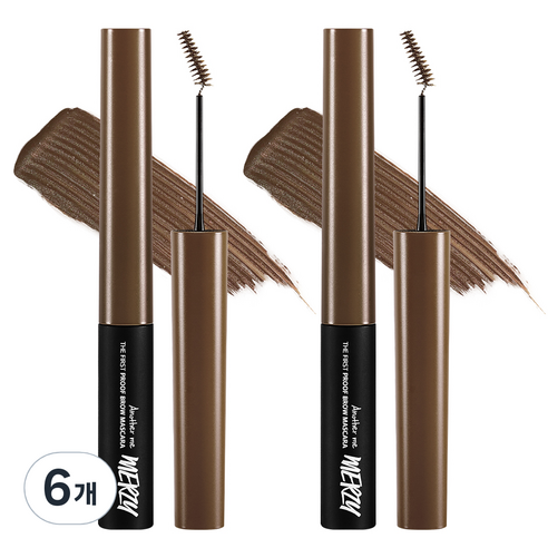머지 더 퍼스트 프루프 브로우 마스카라 3.5g, 코코아(BM1), 6개