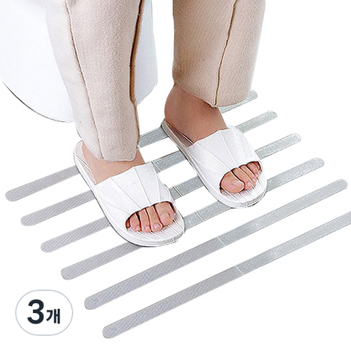 히키스 욕실 미끄럼 방지 논슬립 스티커, 3개