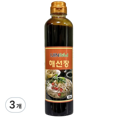 해선장 소스, 620g, 3개