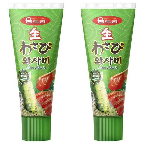 움트리 생 와사비, 120g, 2개