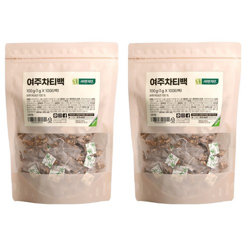 자연지인 여주차 티백, 1g, 100개입, 2개