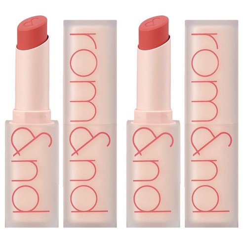 롬앤 제로 매트 립스틱, 08 어도러블, 3g, 2개