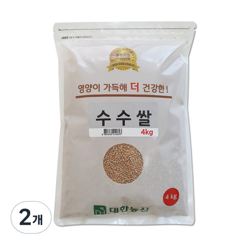 대한농산 수수쌀, 4kg, 2개