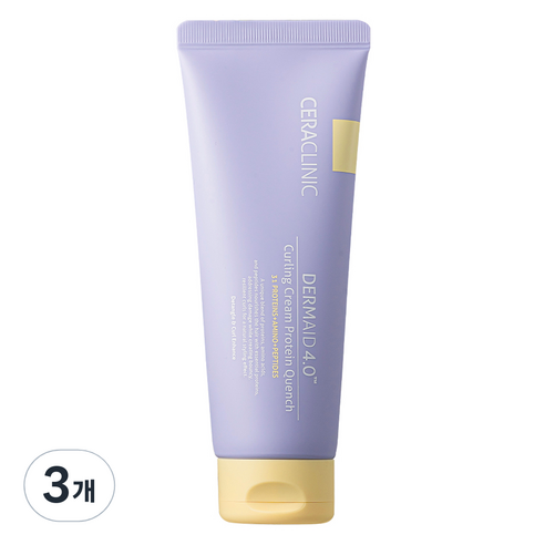 세라클리닉 더마이드 4.0 컬링 크림 프로테인 퀀치, 3개, 150ml