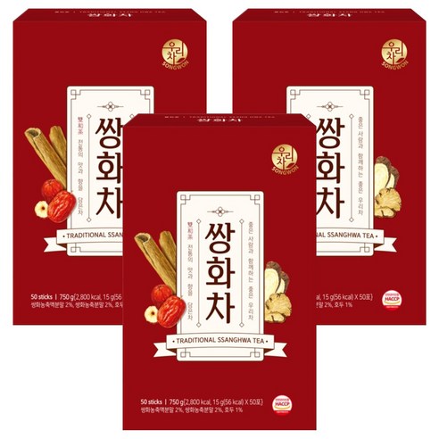 우리차 쌍화차, 15g, 50개입, 3개