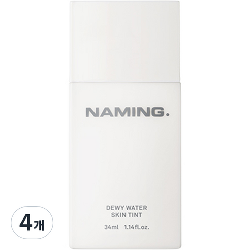 네이밍 듀이 워터 스킨 틴트 베이스 34ml SPF32 PA+++, 4개, ROSY