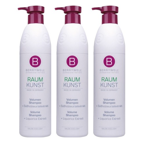 베리웰 볼륨 헤어 샴푸, 3개, 1000ml