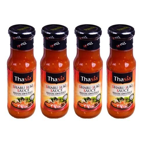 타이시아 샤부수끼 소스, 170g, 4개