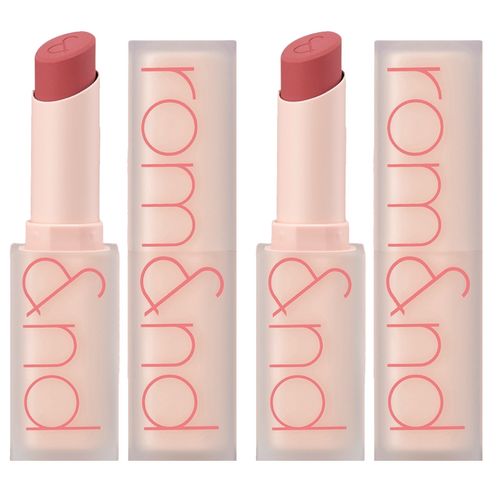 롬앤 제로 매트 립스틱, 07 엔비미, 3g, 2개