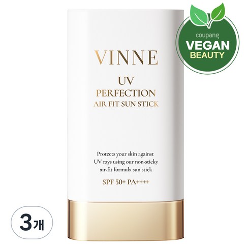 빈느 UV 퍼펙션 에어핏 선스틱 SPF50+ PA++++, 3개, 19.5g