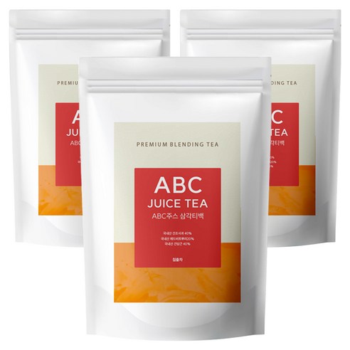 유리아 ABC주스 블렌딩티 삼각티백, 3개, 30개입, 1.5g
