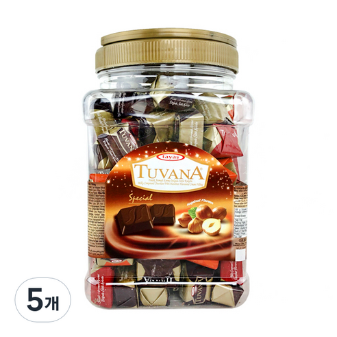 타야스 투바나 초콜렛, 1kg, 5개