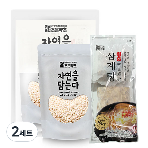 조은약초 복날엔 삼계탕재료 100g + 찹쌀 100g, 200g, 2세트