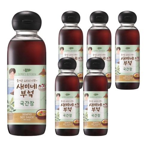 새미네부엌 국간장, 450ml, 6개