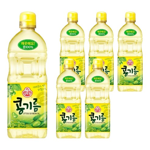 오뚜기 콩기름, 1.5L, 6개