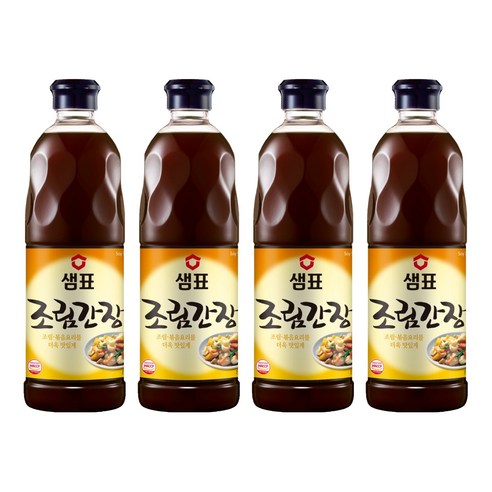 샘표 조림간장, 860ml, 4개