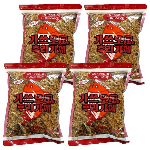 이엔푸드 매운 맛 가스오풍 후리가케, 500g, 4개