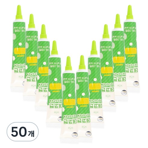 상상앤드 디유 데코펜 그린, 20g, 50개