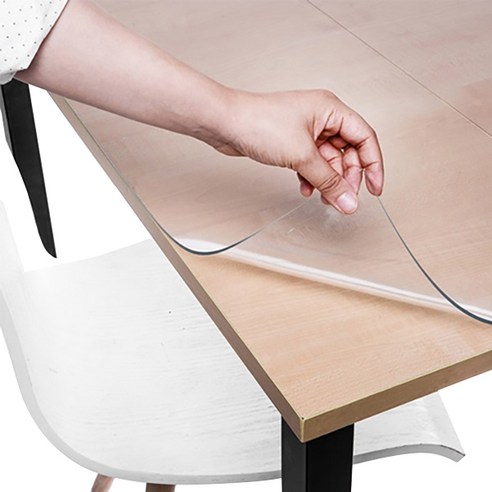 쾌청 책상 테이블 매트 데스크 패드, 투명, 3mm (110x120cm), 1개