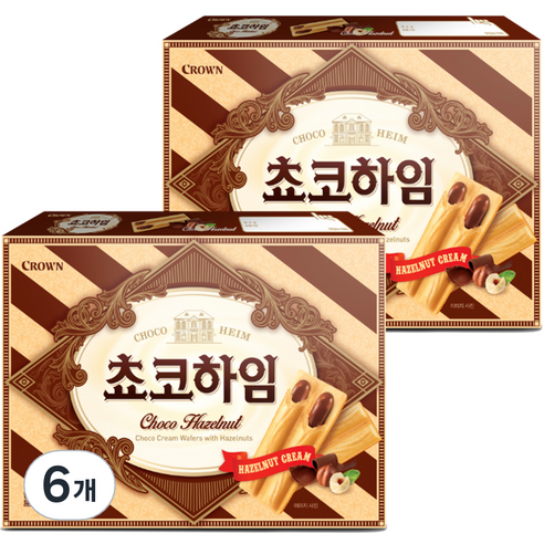 크라운 쵸코하임, 284g, 6개