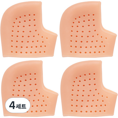 씨티컴퍼니 발뒷꿈치 보습 보호 패드 스킨 L 2켤레, 4세트