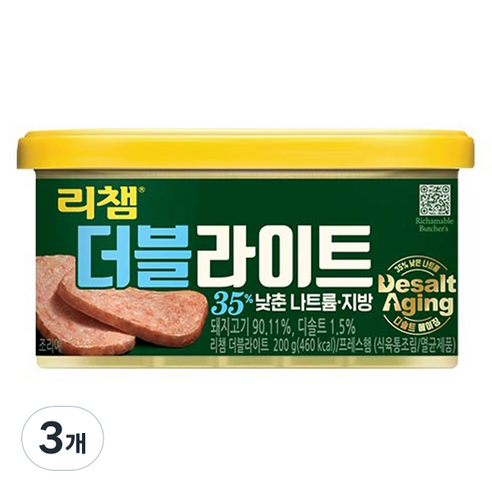 리챔 동원 더블라이트, 200g, 3개