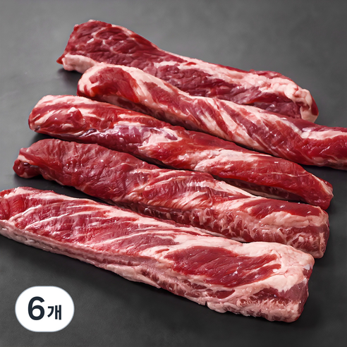 미국산 소갈비살 리테일팩(원육) (냉장), 0.8kg, 6개