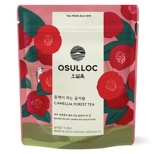 오설록 동백이 피는 곶자왈 홍차, 35g, 1개입, 1개