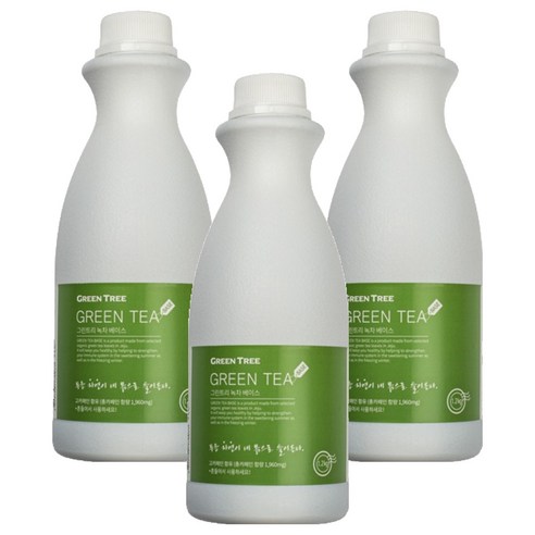 그린트리 녹차 베이스, 1.2kg, 1개입, 3개