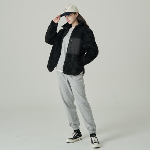 ELLE PARIS 소프트터치 플리스 자켓