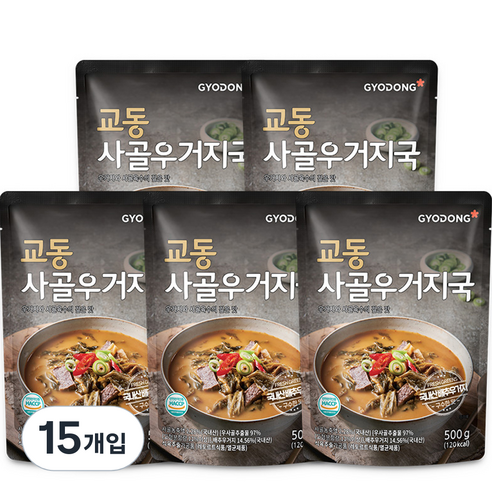 교동 사골우거지국, 500g, 15개입