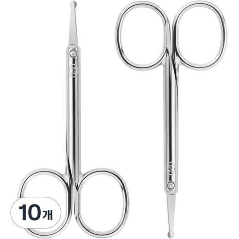 777 고급 코털가위, 실버, 10개