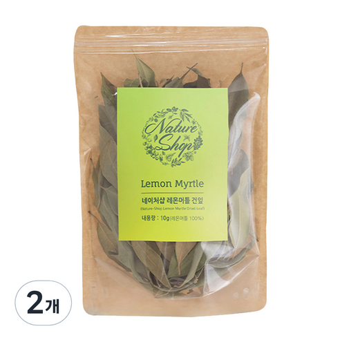 네이처샵 레몬머틀 건잎 허브차, 10g, 2개