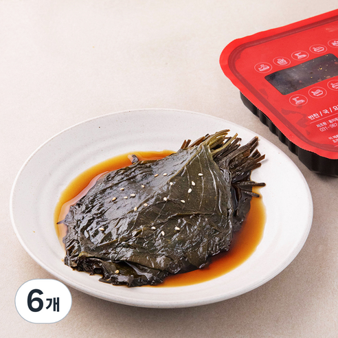 간장깻잎 절임, 300g, 6개