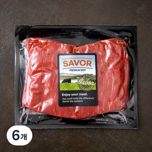 SAVOR 호주산 와규 양지 국거리용 (냉장), 300g, 6개