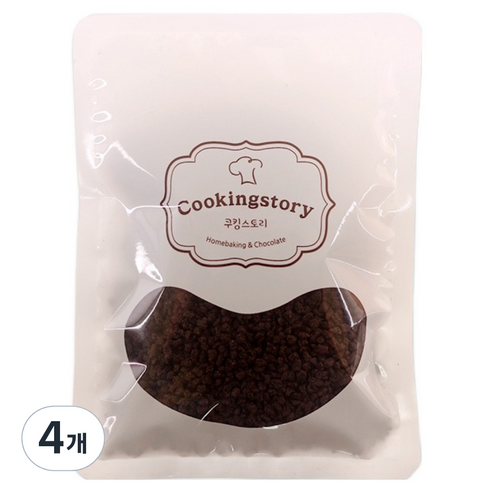쿠킹스토리 초코크런치, 100g, 4개