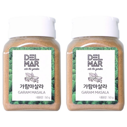 딜리셔스마켓 가람마살라 향신료 소형, 50g, 2개