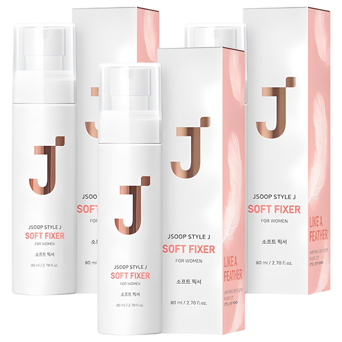 제이숲 스타일제이 포우먼 헤어 소프트 픽서, 80ml, 3개