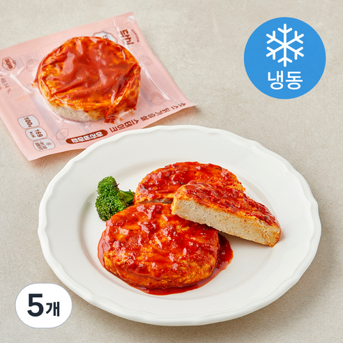 닭신 소스 닭가슴살 스테이크 아라비아따 (냉동), 100g, 5개